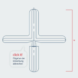 Technische Zeichnungen Fliesenkreuze