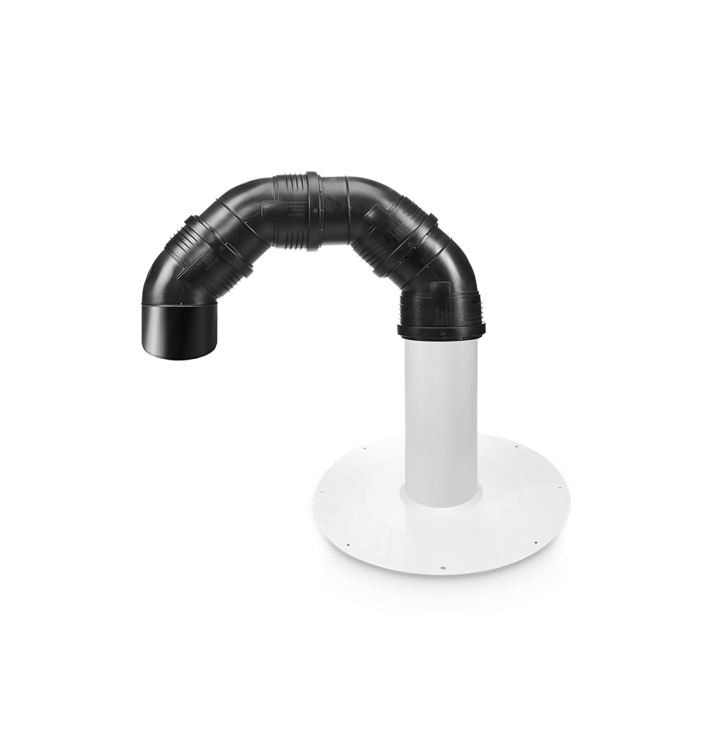Energie-Durchführung Kaltdach PVC