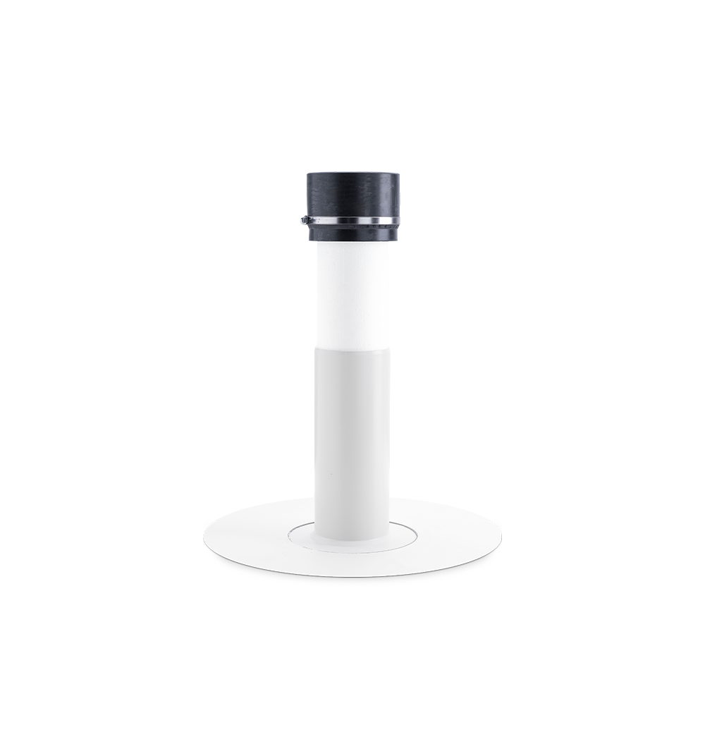 Kontrollstutzen einteilig PVC